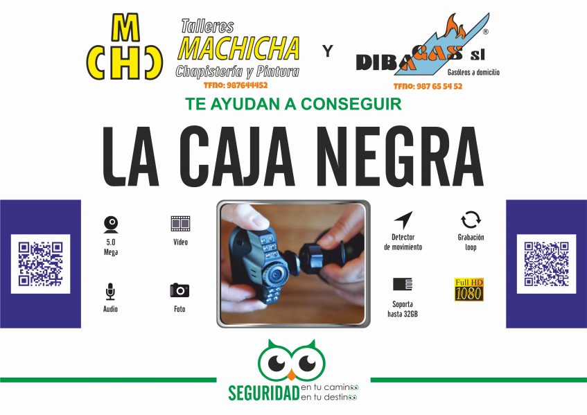 Talleres Machicha y Dibagas (La Bañeza) te regalan una Caja Negra